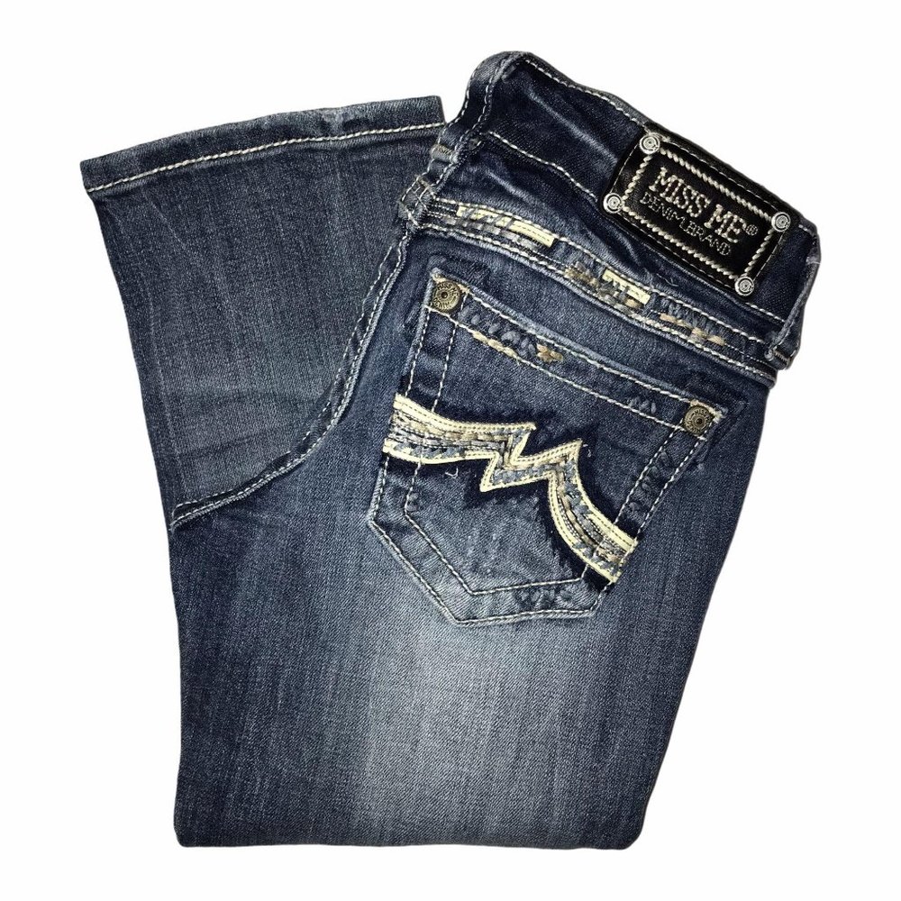 Miss Me Distressed Medium Wash Frayed 25 19